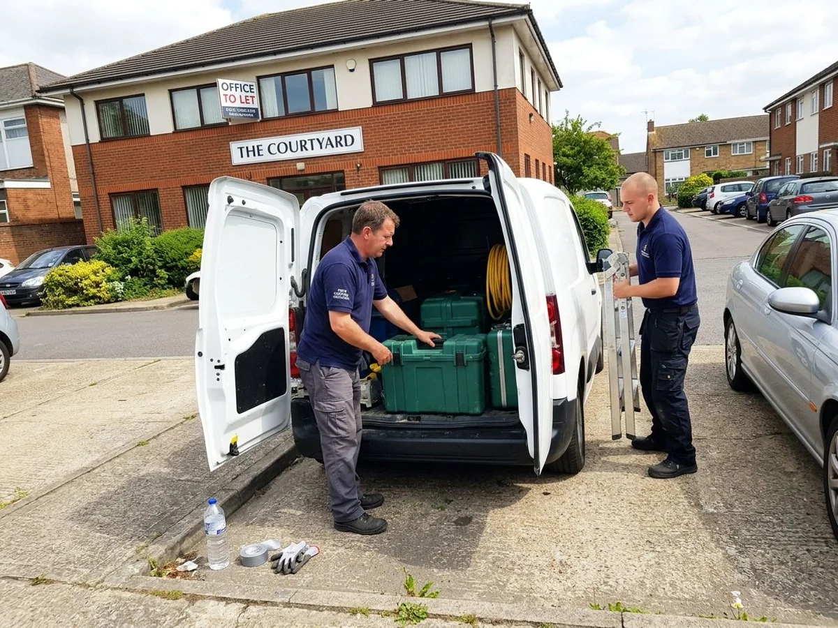 Pest Control Surbiton team loading equipment for a callout